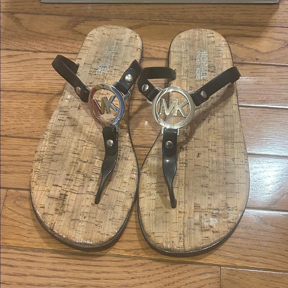 Michael Kors Charm Jelly PVC with Corked Footbed.
